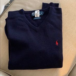 Navy Ralph Lauren Lambs Wool Sweater
